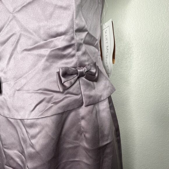 New Vintage Scott McClintock Off The Shoulder Bridal Wedding Dress Size 8 R25 - Picture 3 of 8